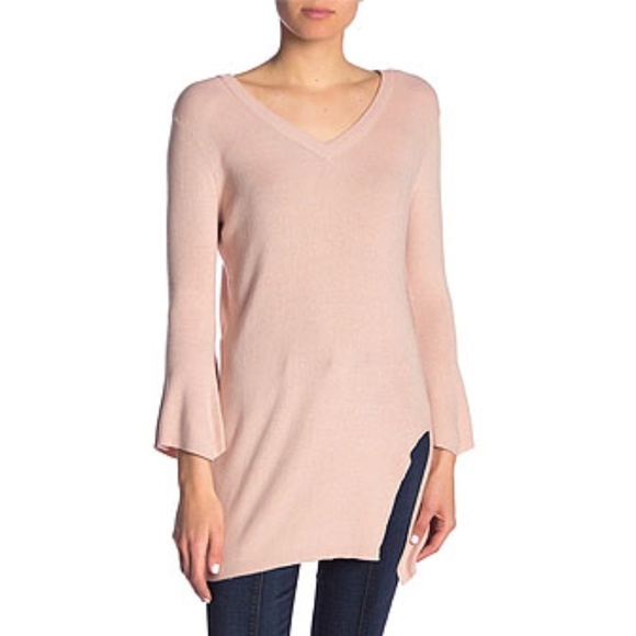 Splendid V-Neck Ribbed Tunic - Picture 1 of 1